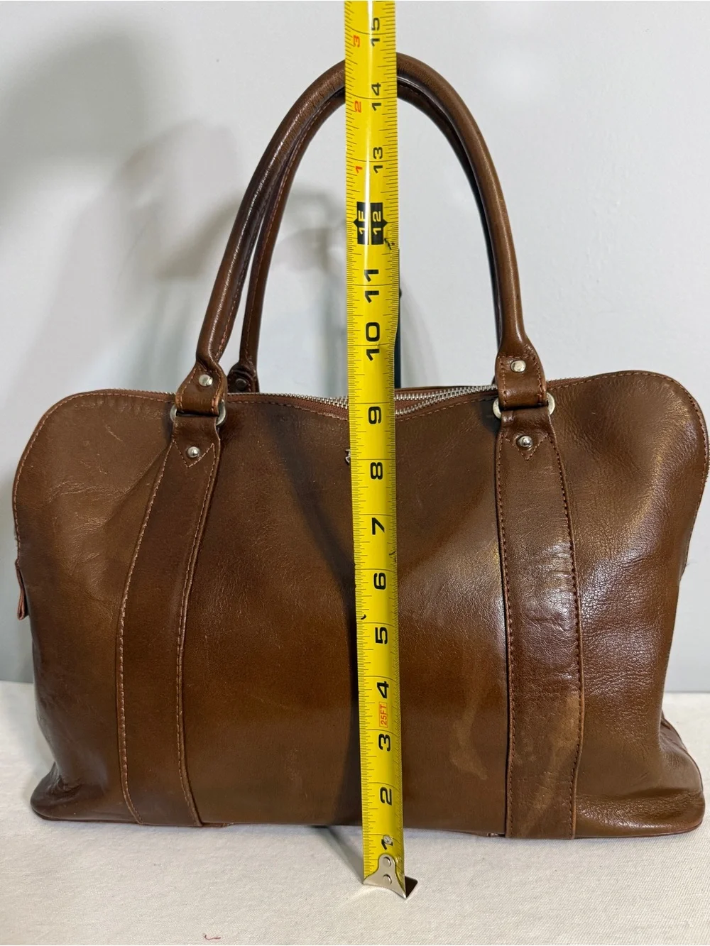Ashwood leather satchel